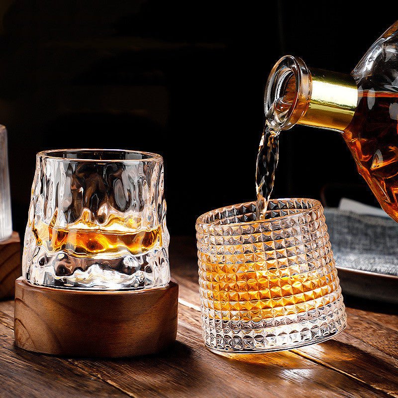 Whiskey Swirl Glasses - Luxe Spirits Collection
