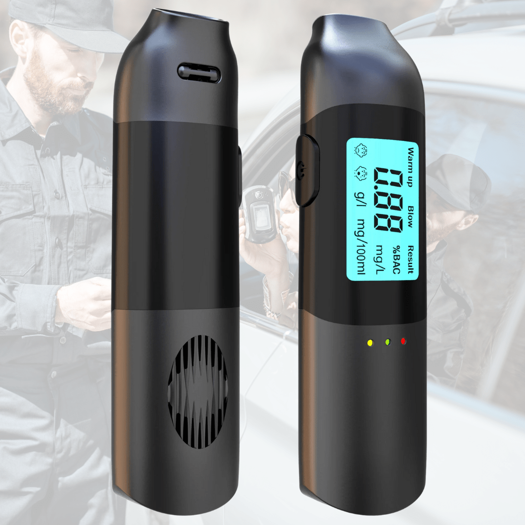 Alcohol Breathalyzer - Veloce Tech Instant Tester with USB Charging