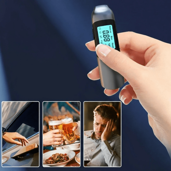 Alcohol Breathalyzer - Veloce Tech Instant Tester with USB Charging