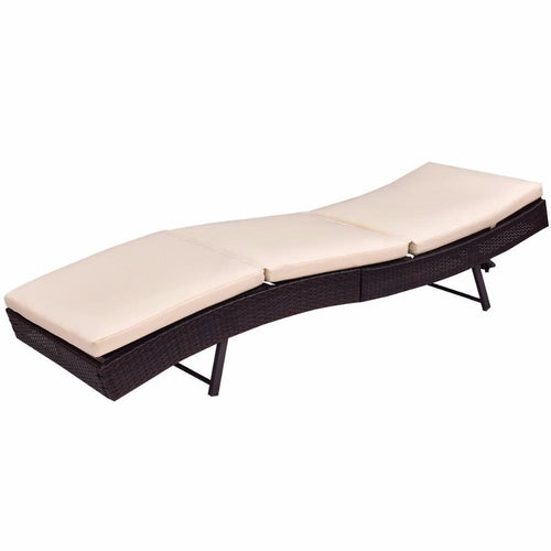Adjustable Wicker Lounge Chair - LuxeOutdoor