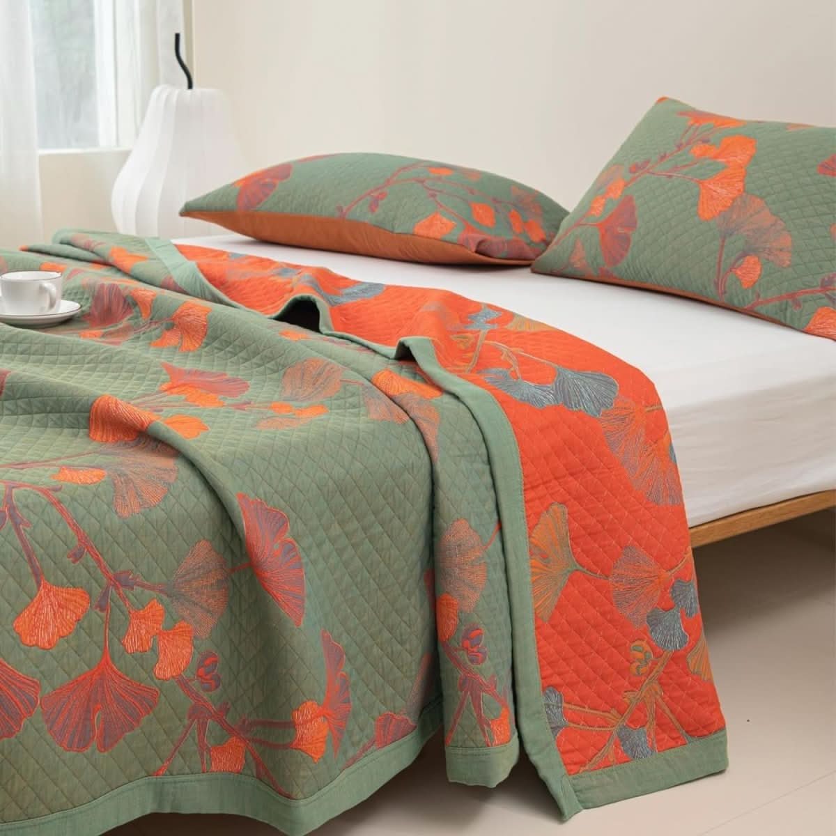 Botanical Cotton Quilt Set - LuxeNest