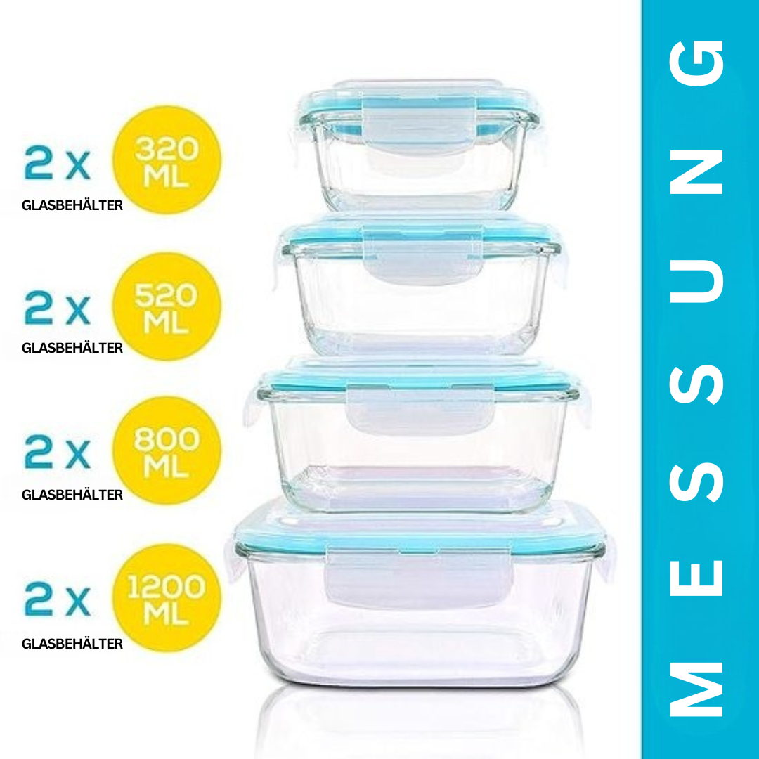 Borosilicate Glass Lunchbox - PureGlass Essentials