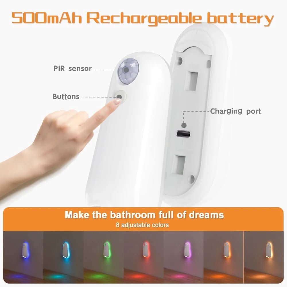 GlowBowl Motion Sensor Toilet Light - LumaGlow