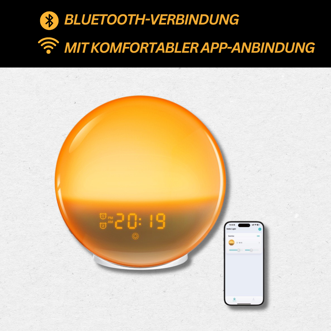 Wake-Up Light Alarm Clock - LumaRise