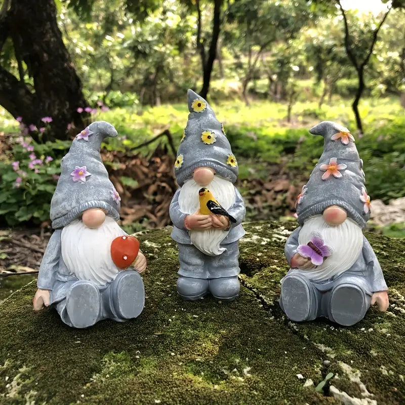 Gnome Figurine Set - Enchanted Garden Co.