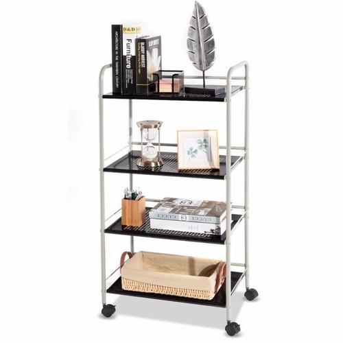 4-Tier Rolling Storage Cart - LuxeOrganize