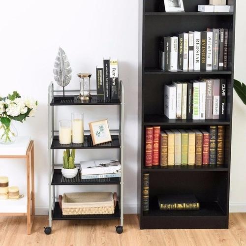 4-Tier Rolling Storage Cart - LuxeOrganize