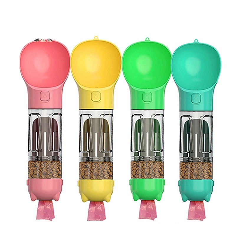 4 In 1 Pet Bottle - Pawsitive Essentials