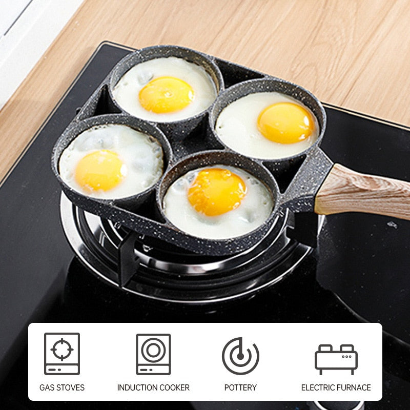 Four-Hole Frying Pan - CulinaryCraft