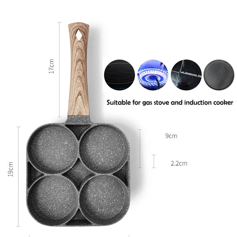 Four-Hole Frying Pan - CulinaryCraft