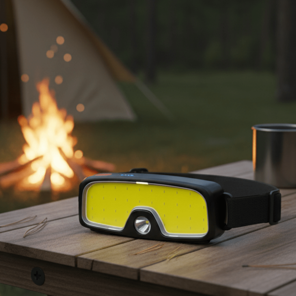 BrightBeam - USB-LED Headlamp with 500 Lumens Output