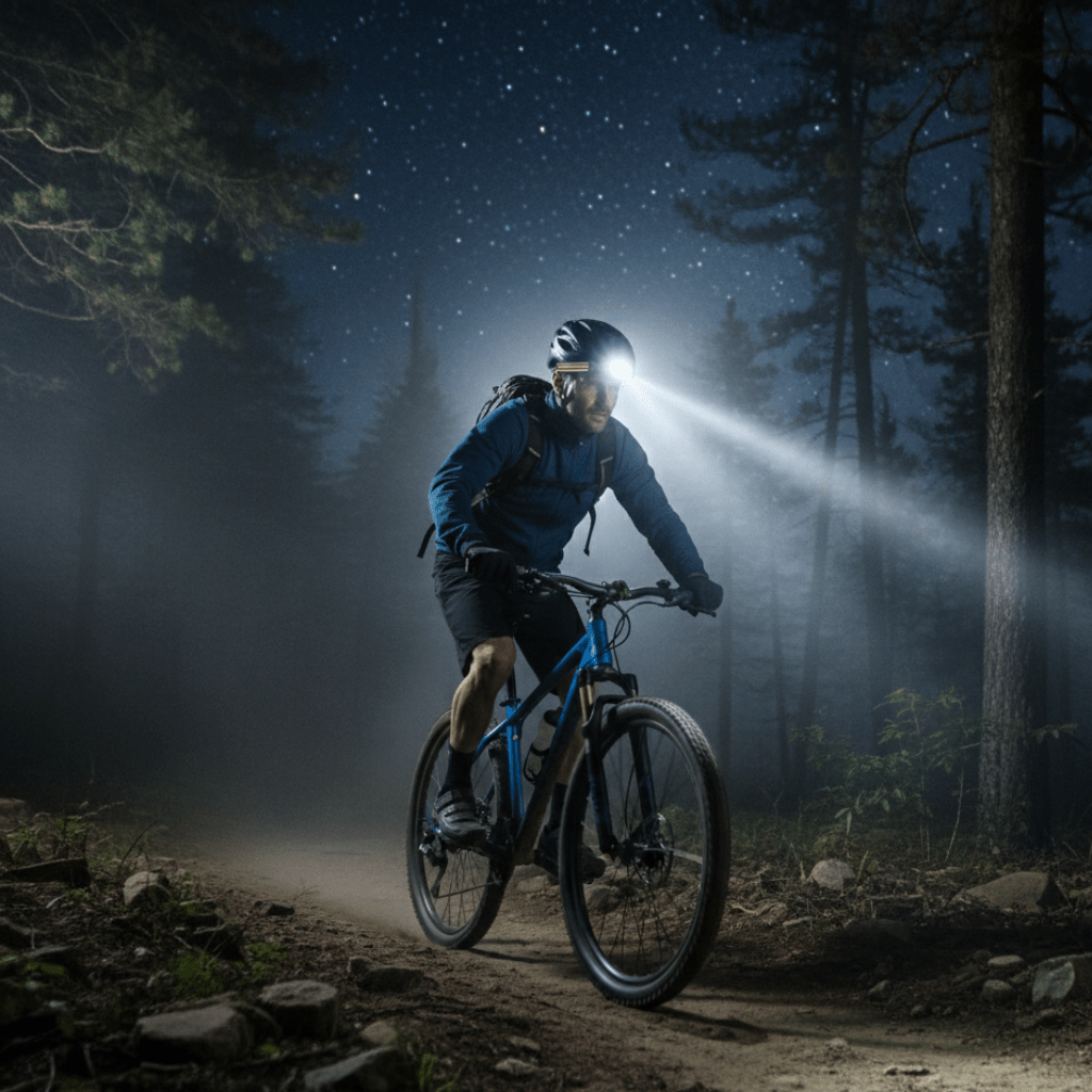BrightBeam - USB-LED Headlamp with 500 Lumens Output