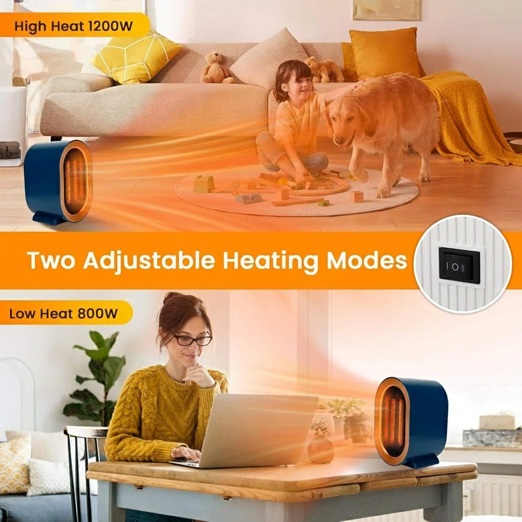 Ceramic Space Heater - EmberGlow with Rapid Heating Technology
