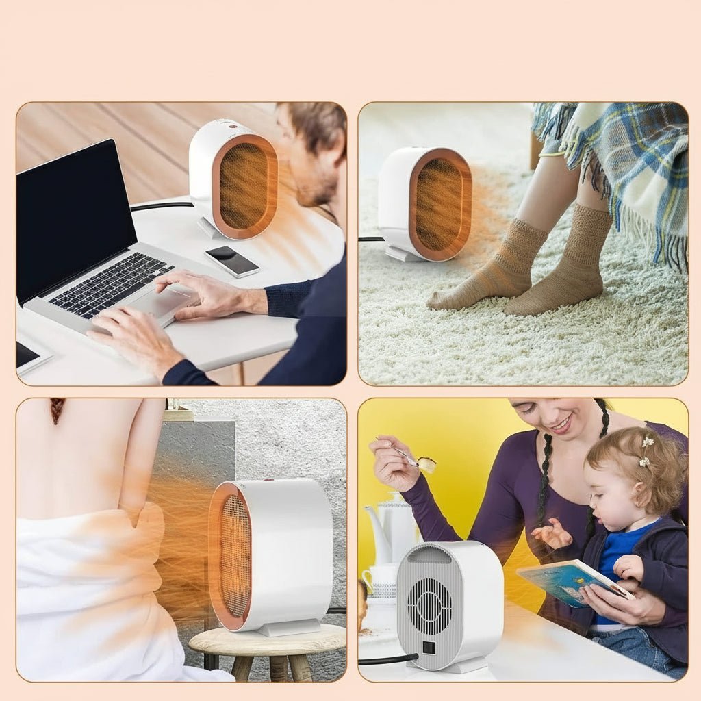 Ceramic Space Heater - EmberGlow with Rapid Heating Technology