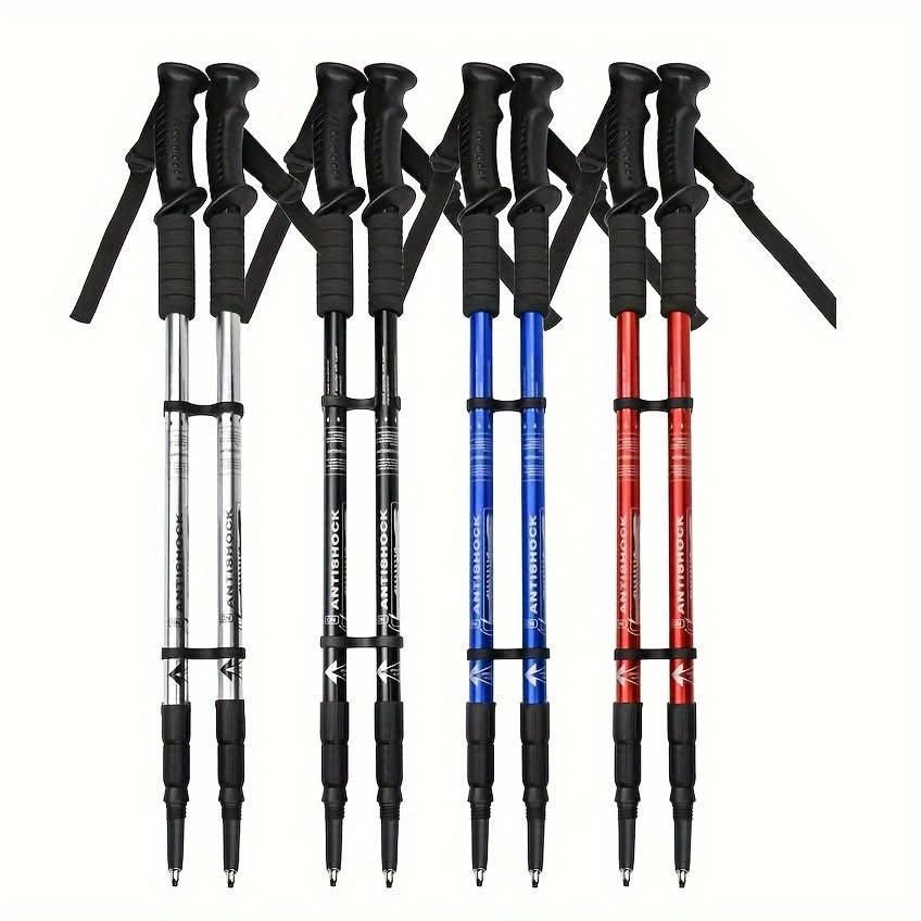 Trekking Poles - Elevate Gear Adjustable Aluminum Hiking Sticks