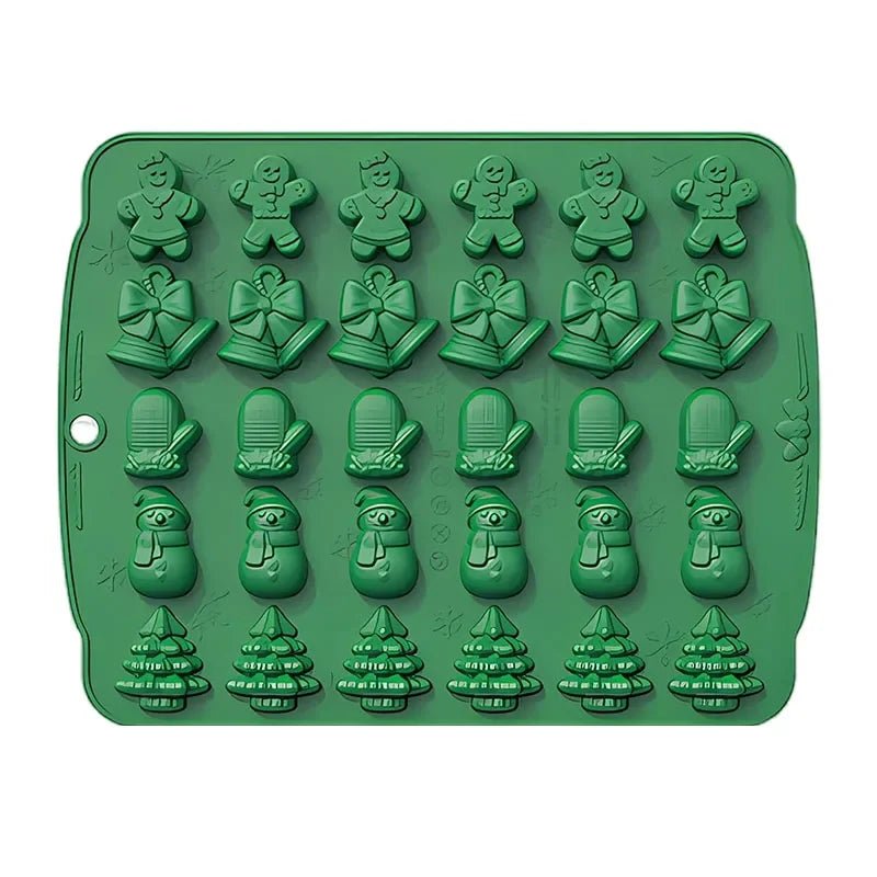 Christmas Silicone Molds Set - FestiveBake Creations
