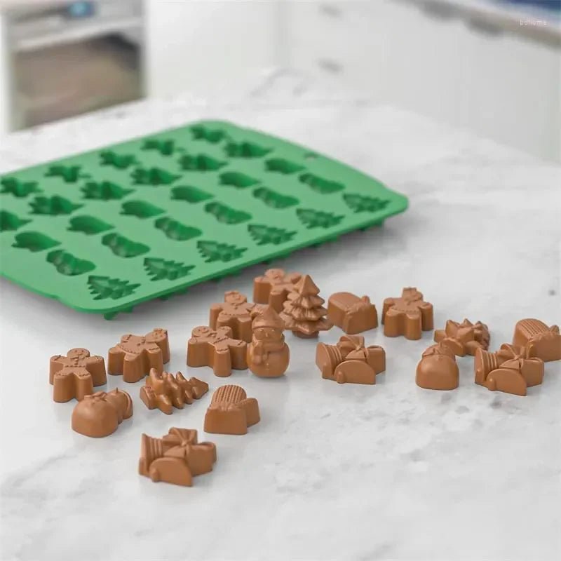 Christmas Silicone Molds Set - FestiveBake Creations