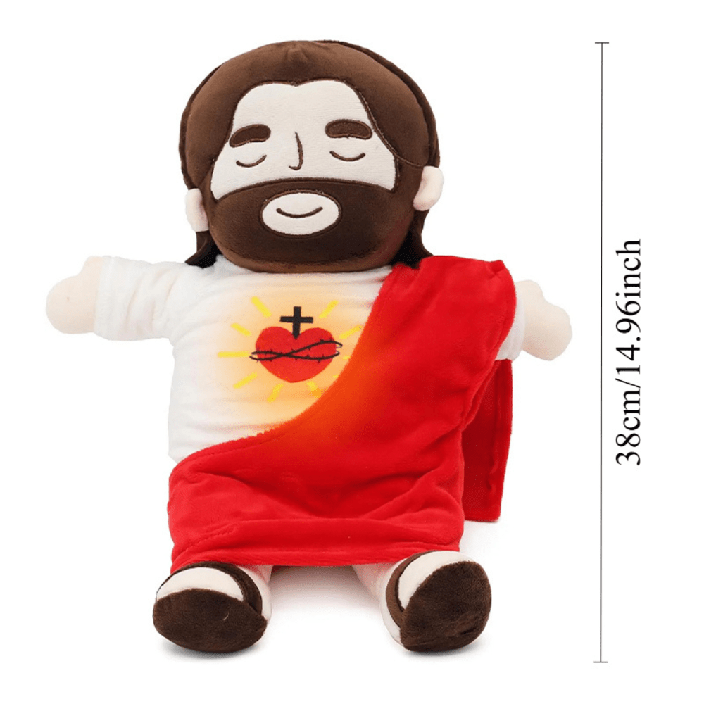 Serene Jesus Plush Toy - Heavenly Comfort Co.