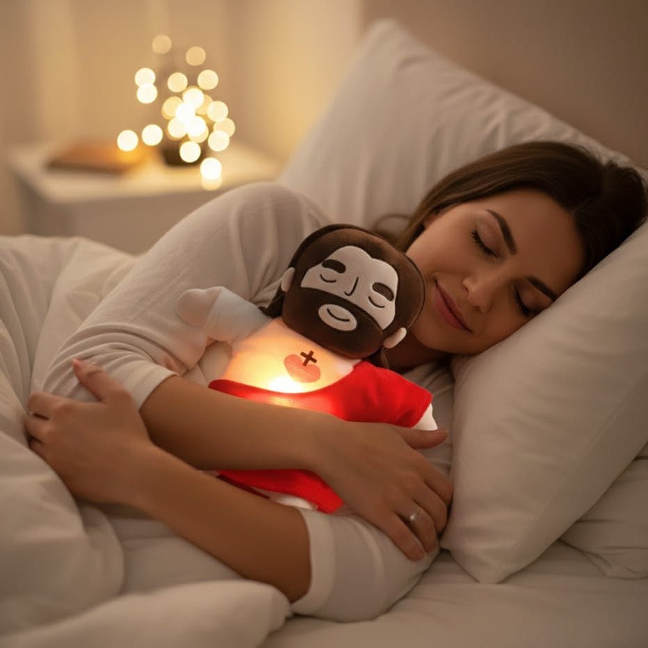 Serene Jesus Plush Toy - Heavenly Comfort Co.