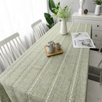 Cotton Tablecloth - LuxeWeave Premium Cotton & Linen Blend