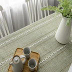 Cotton Tablecloth - LuxeWeave Premium Cotton & Linen Blend