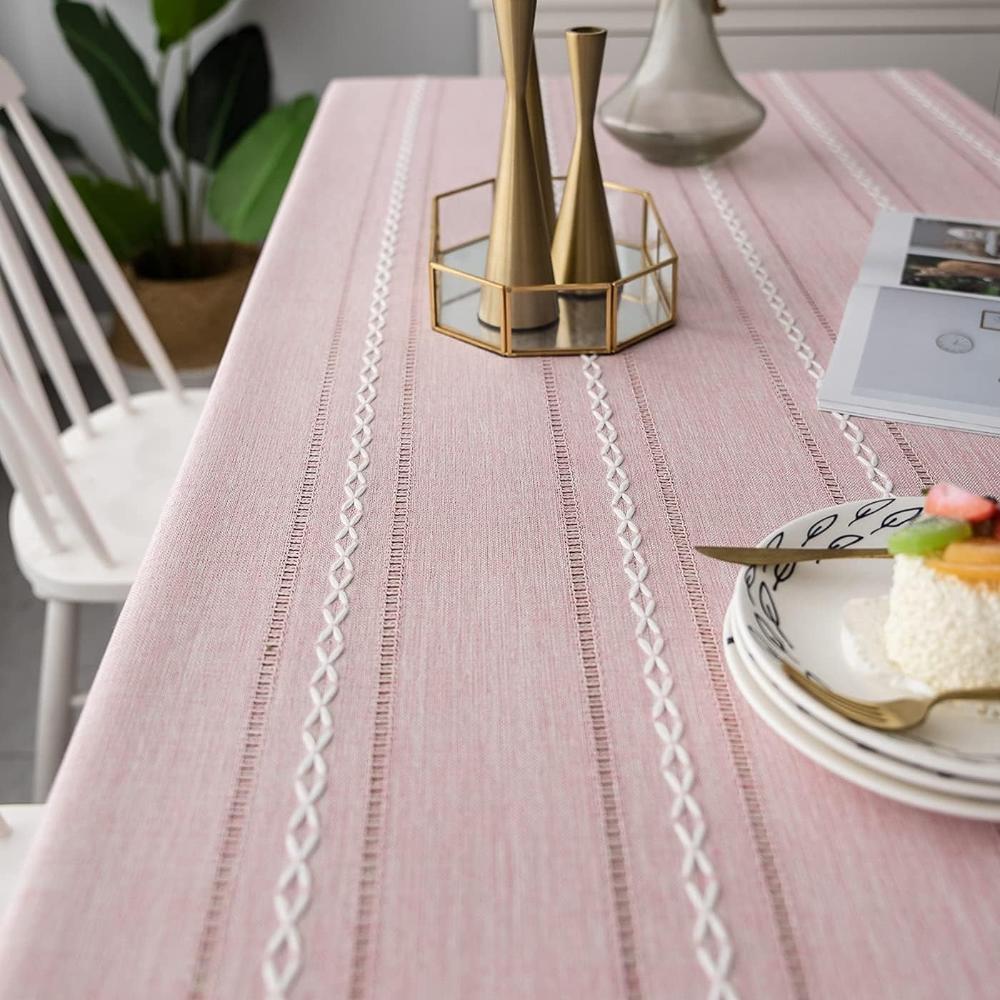 Cotton Tablecloth - LuxeWeave Premium Cotton & Linen Blend