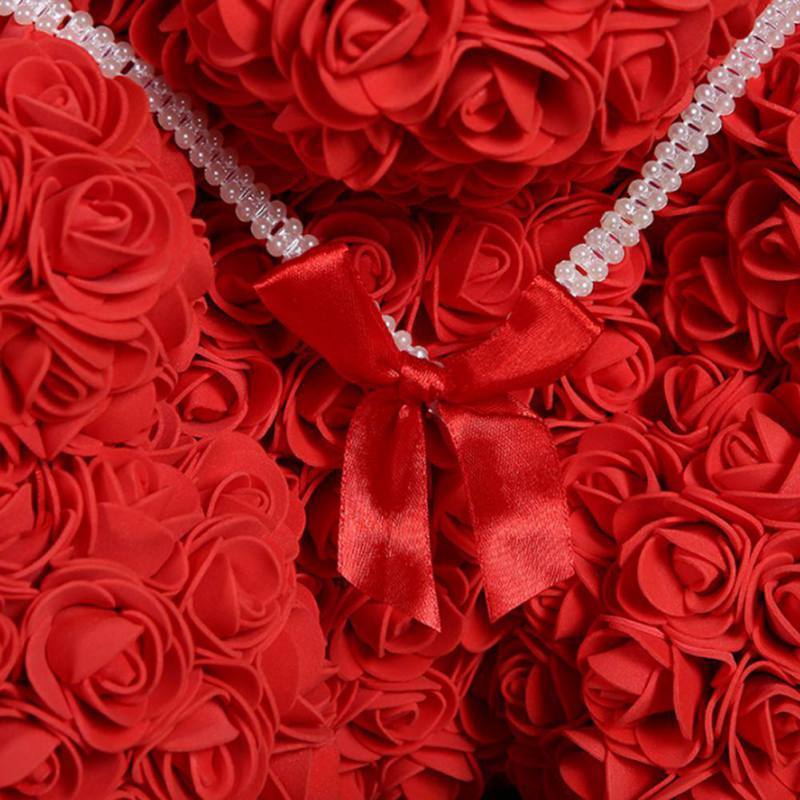 Rose Teddy Bear - Luxe Love Creations