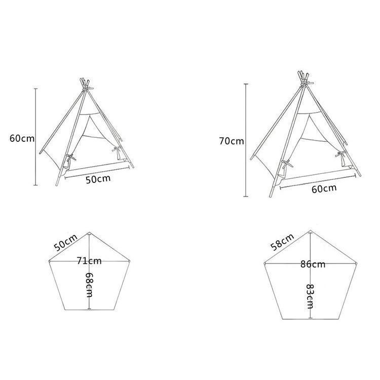 Pet Tepee Tent - CozyNest