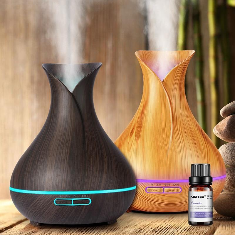 AromaMist 400mL Essential Oil Diffuser with LED Mood Lights