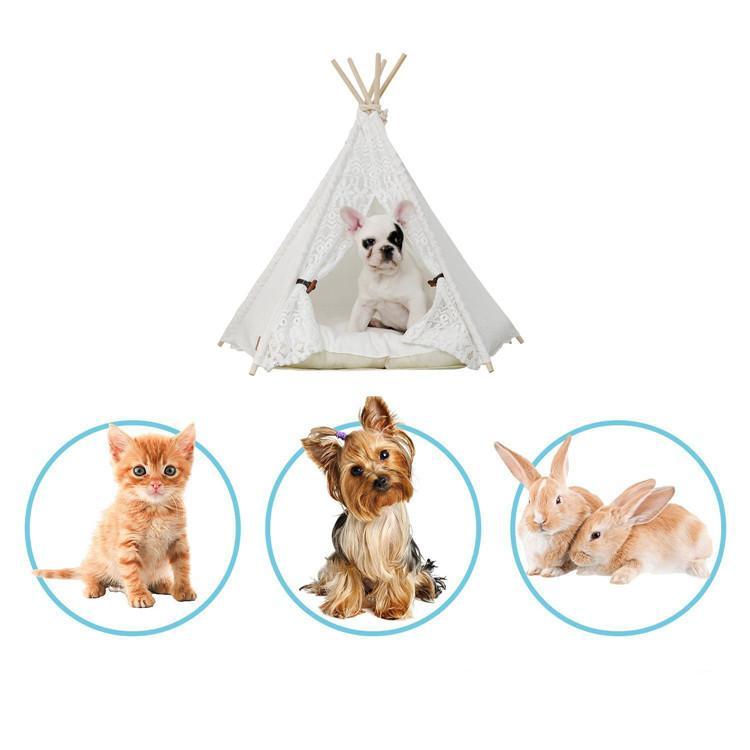 Cozy Tepee Pet Tent - Pawsitive Haven