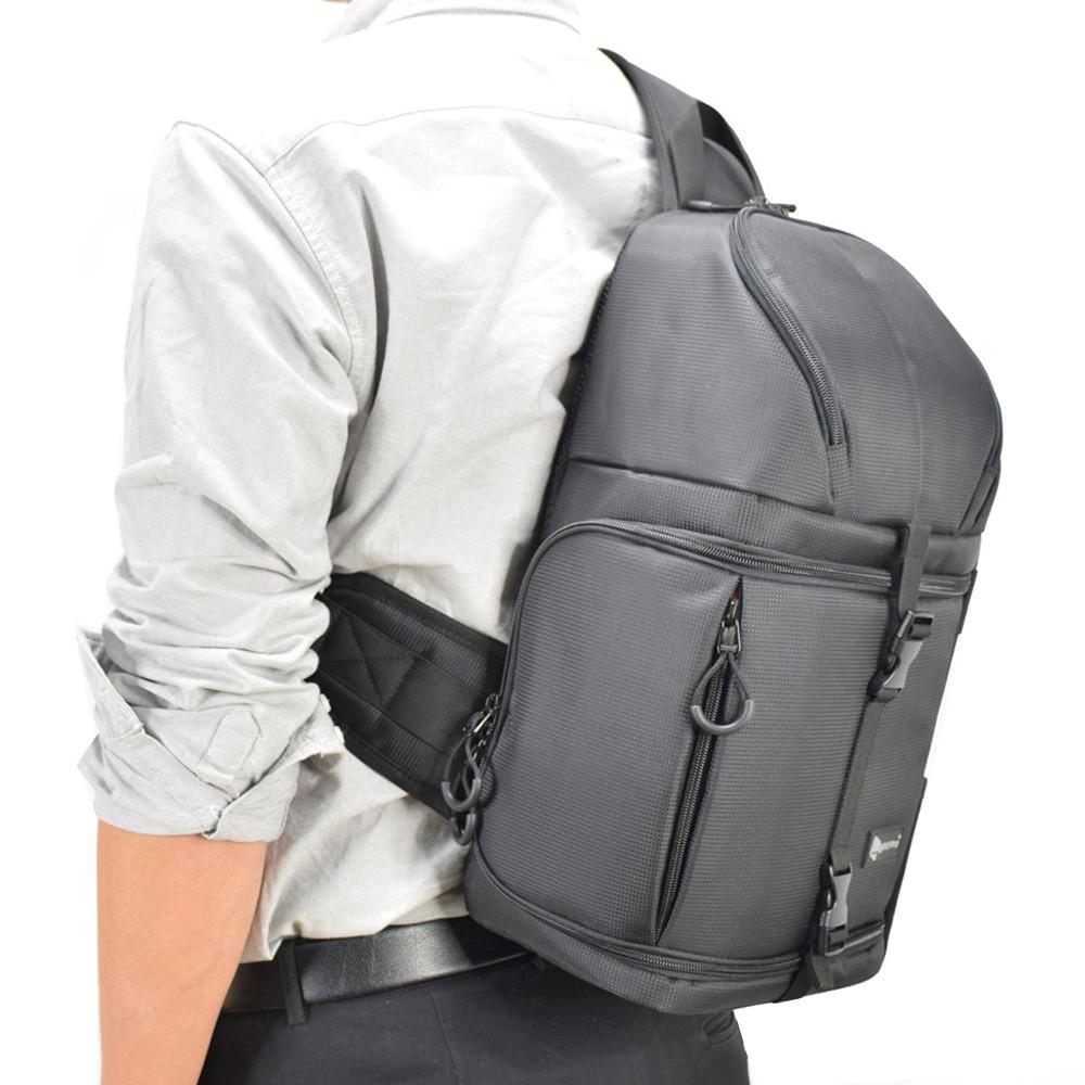DSLR Camera Sling Bag - LuxeGear with Quick Access Design