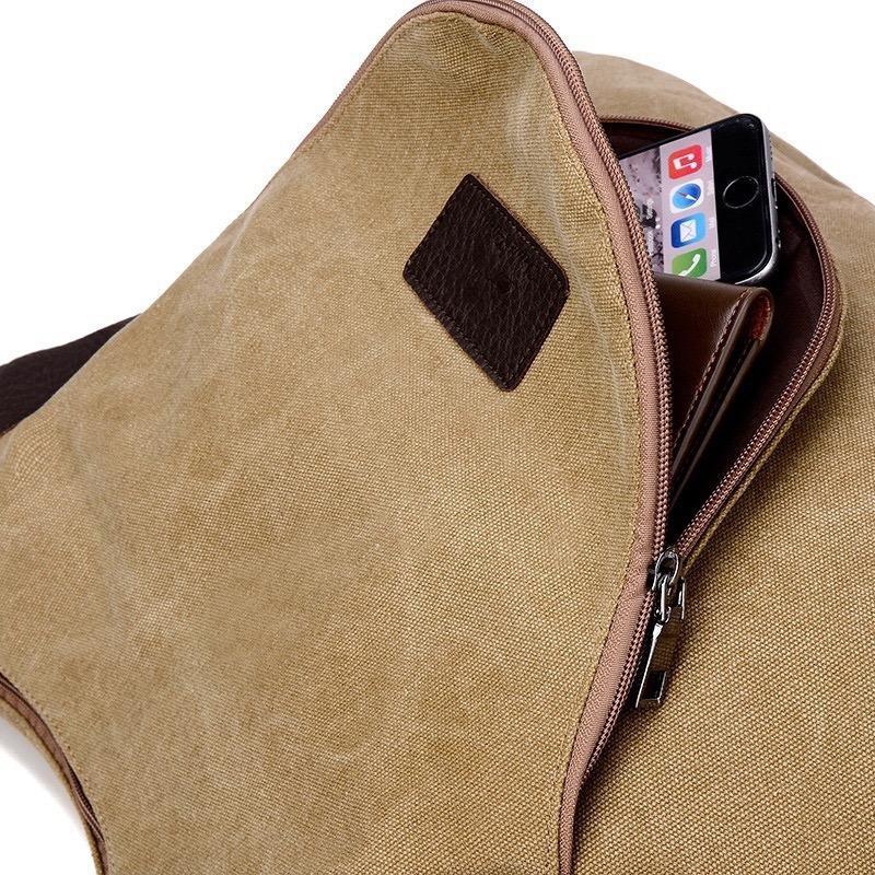 Canvas Messenger Bag - Terra Luxe