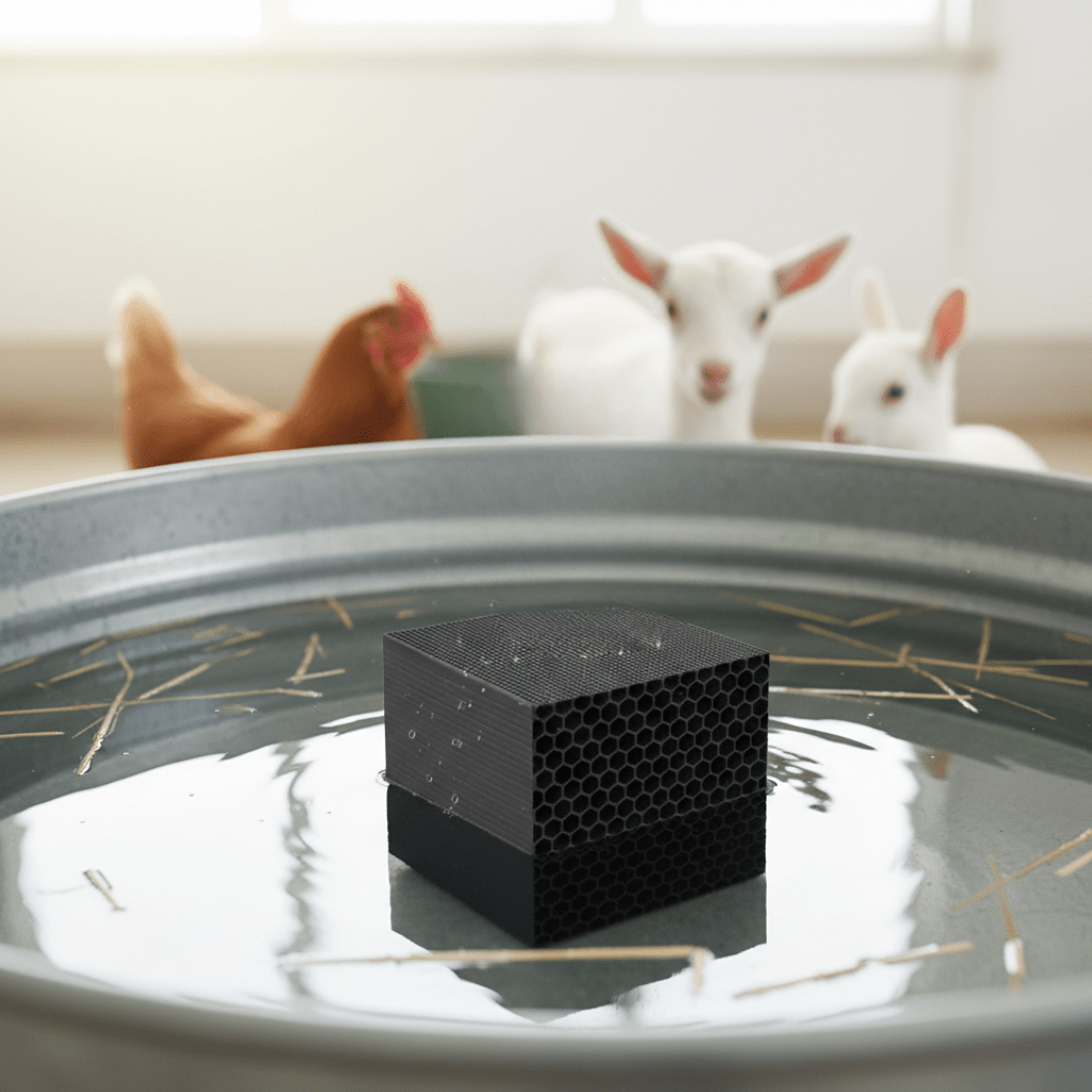 PurePaw - Eco-Friendly Water Filter Cube for Clean Animal Hydration