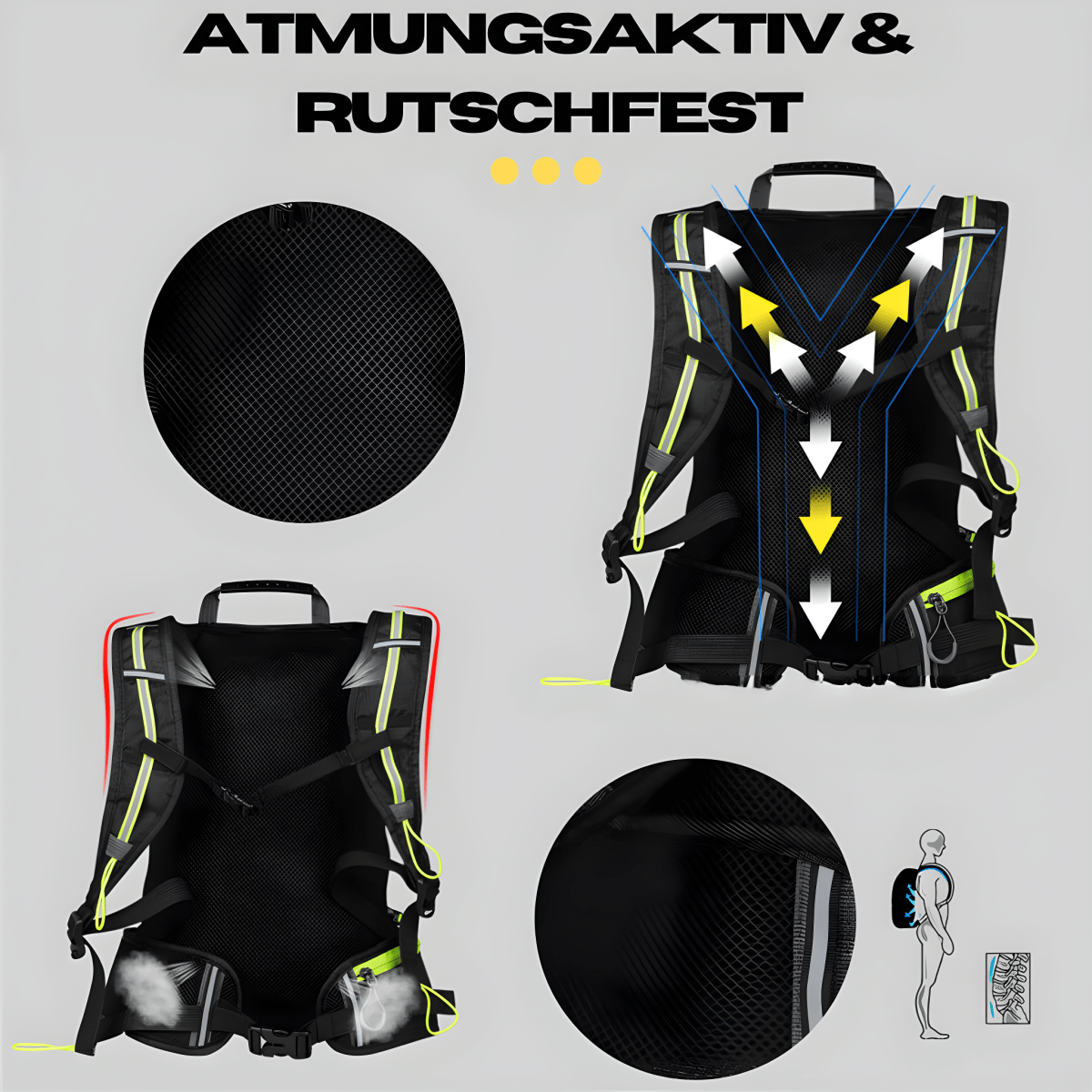 Hydration Backpack - AquaVenture with 10L Volume