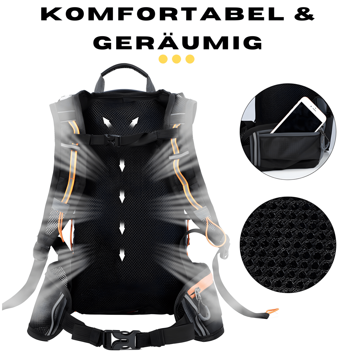 Hydration Backpack - AquaVenture with 10L Volume