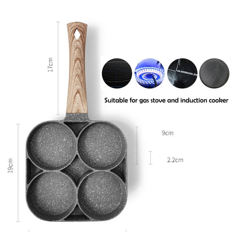 Four-Hole Frying Pan - CulinaryCraft