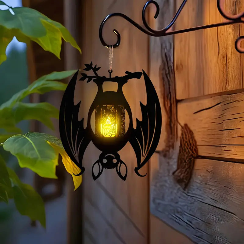 Luminous Bat Lantern Candle Holder - EmberGlow