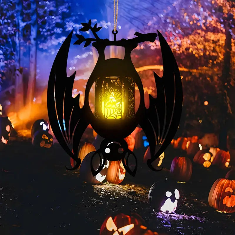 Luminous Bat Lantern Candle Holder - EmberGlow