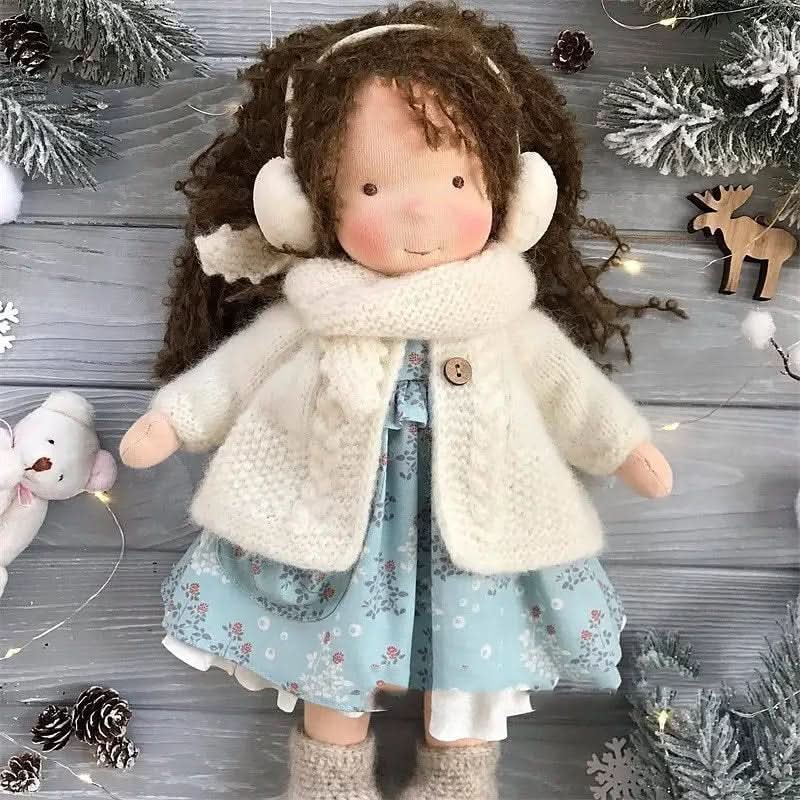 Waldorf Doll - LumaCraft Handmade Cotton Doll with Accessories