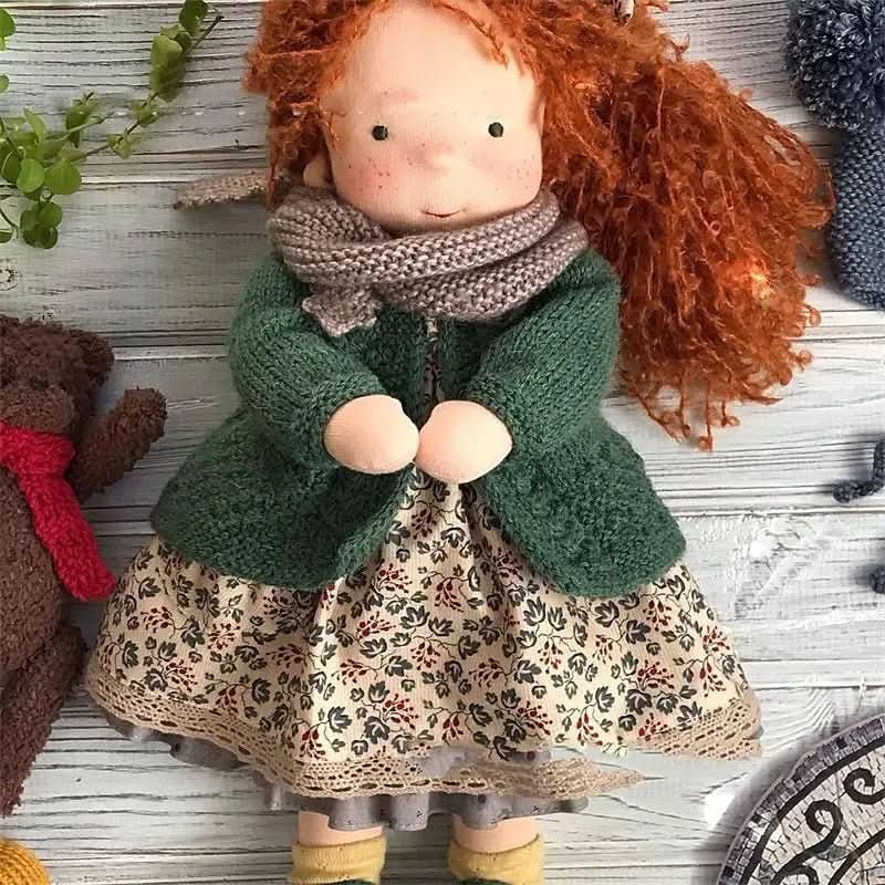Waldorf Doll - LumaCraft Handmade Cotton Doll with Accessories