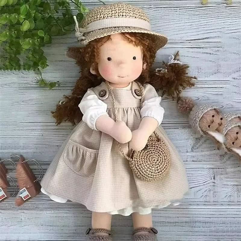 Waldorf Doll - LumaCraft Handmade Cotton Doll with Accessories