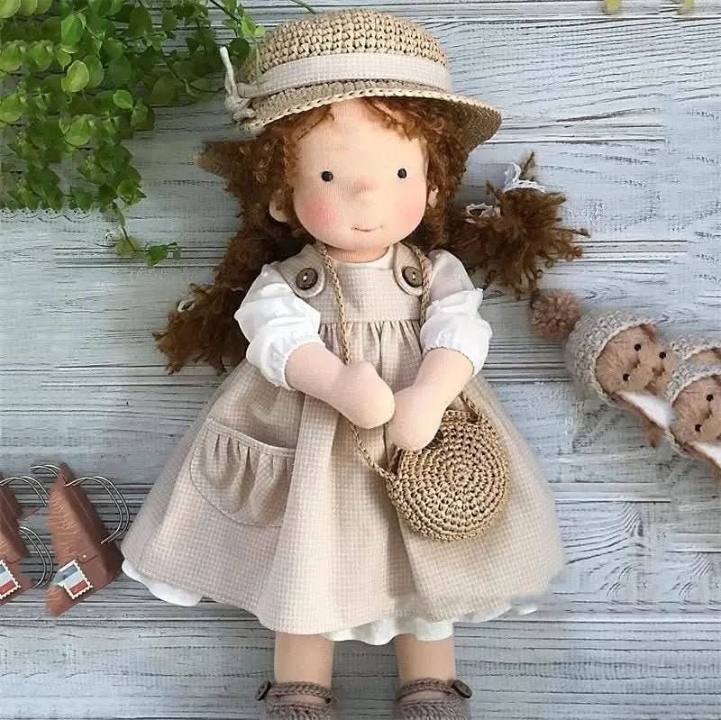Waldorf Doll - LumaCraft Handmade Cotton Doll with Accessories