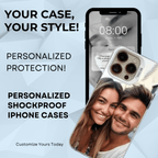 Shockproof iPhone Case - LuxeGuard Customizable Protection