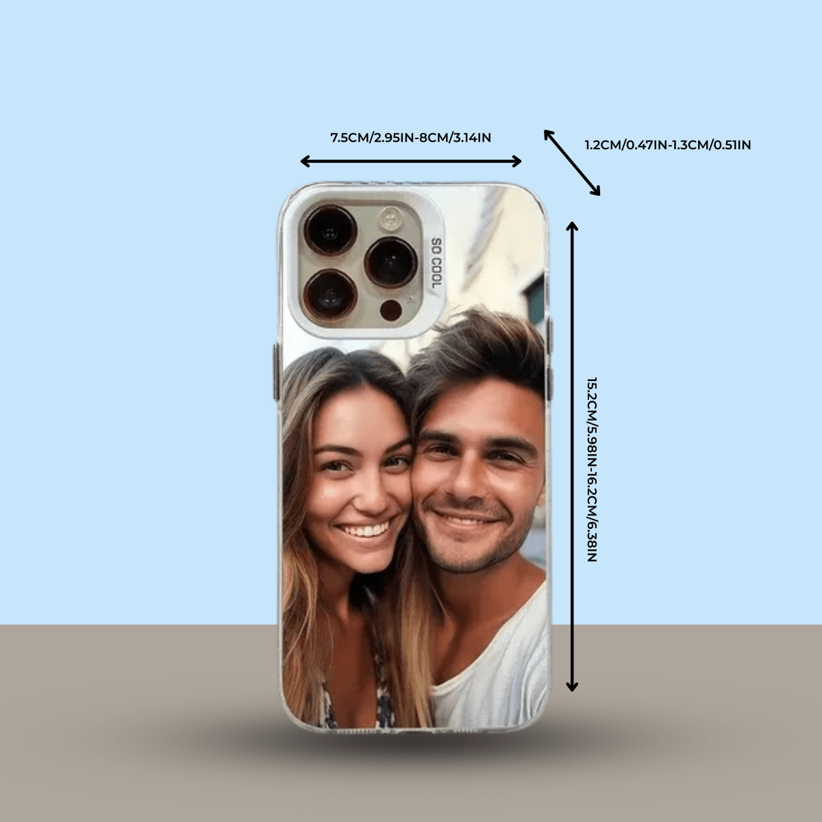Shockproof iPhone Case - LuxeGuard Customizable Protection