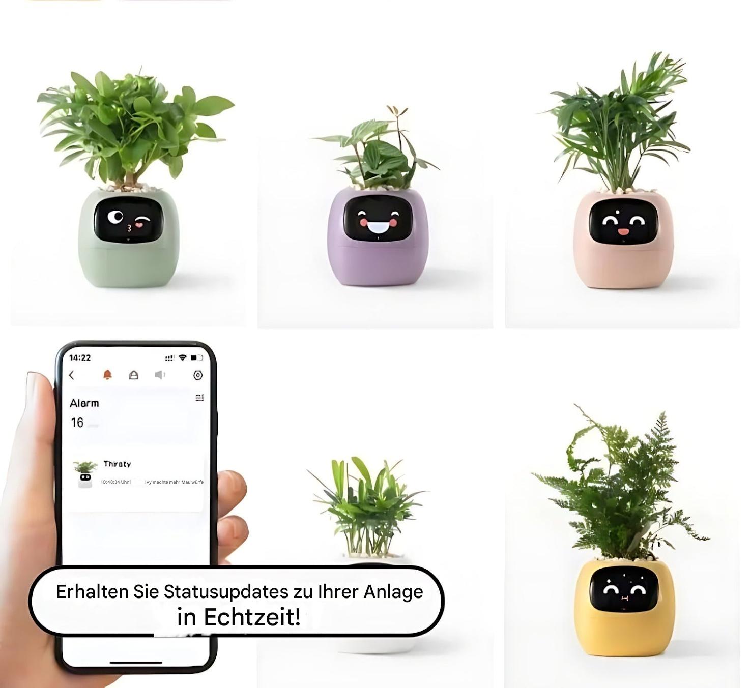 Smart Self-Watering Flower Pot - EcoBloom Pottery