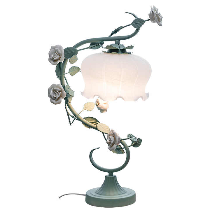 Rose Glow Lamp - Luminara Elegance