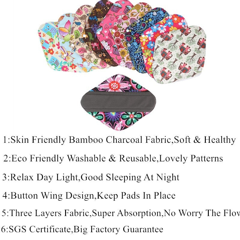 Organic Reusable Period Pads - EcoSoft Essentials