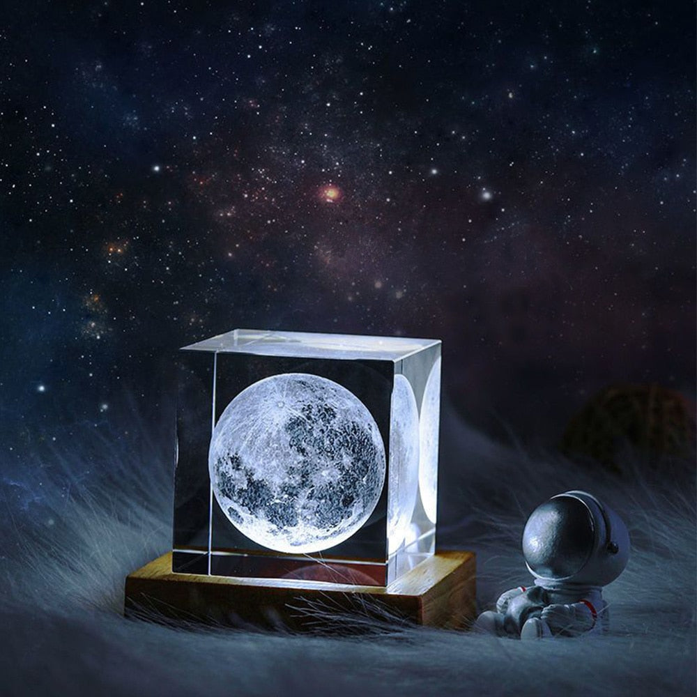 3D Moon Light - LumaGlow