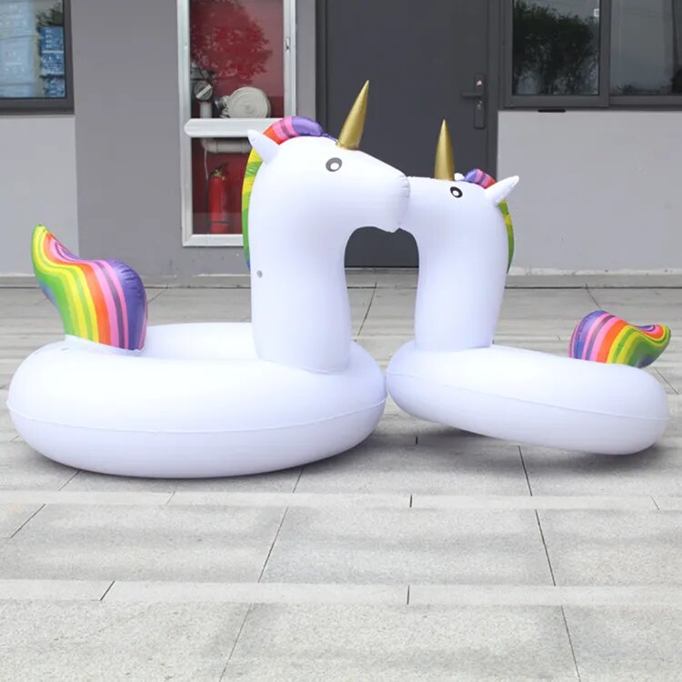 Giant Unicorn Pool Float - AquaDreams
