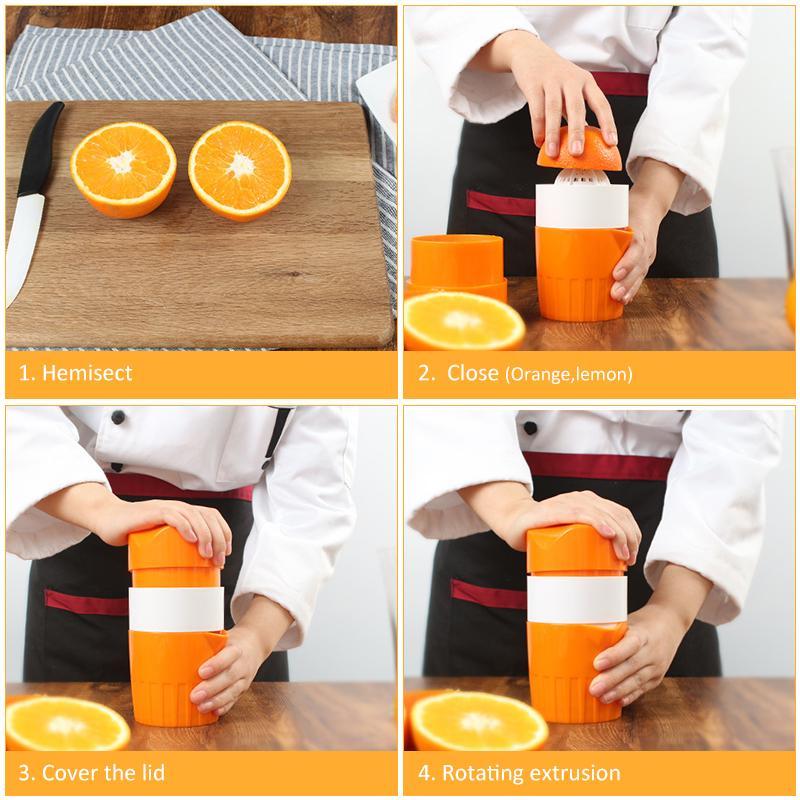 Citrus Squeeze Portable Orange Juicer - FreshPress